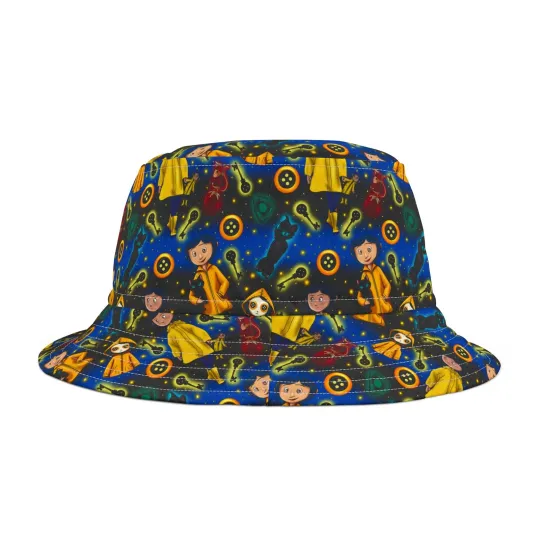 Coraline Bucket Hat, Gift for Her, Gift for Him