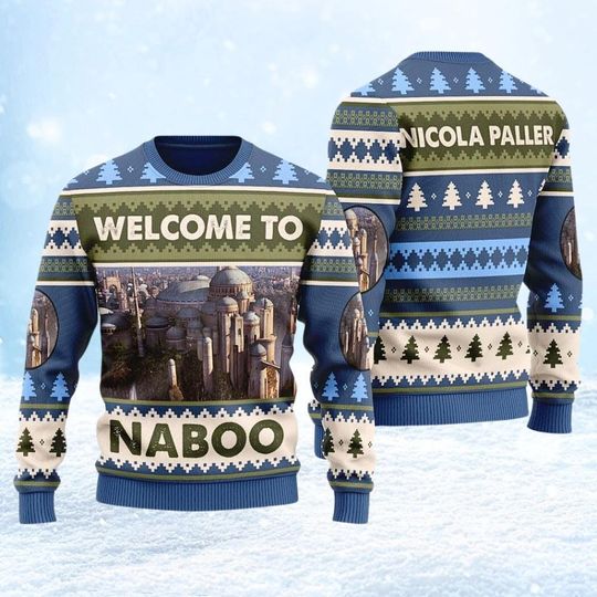 Discover Star Wars Planet Ugly Christmas Sweater, Star Wars Naboo Palace Shirt