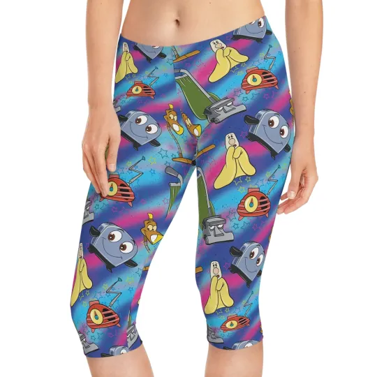 Discover Brave Little Toaster Women's Capri Leggings, Gift for Her