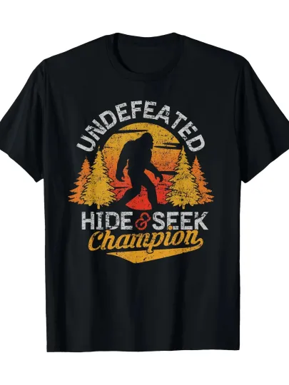 Discover Premium Soft Sasquatch Peekaboo T-Shirt