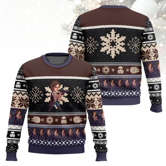 Star Wars Christmas Ugly Sweater, Han Solo Holiday Sweater