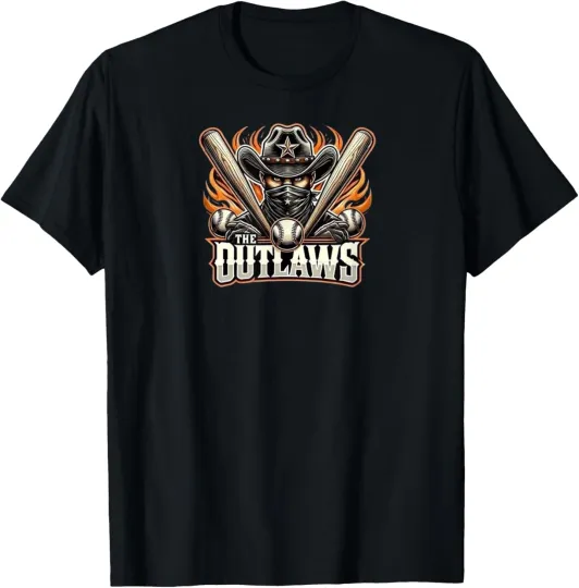 Outlaw Baseball T-Shirt for Men