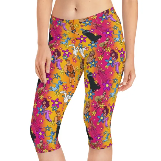 Discover Hercules Women's Capri Leggings, Gift for Her