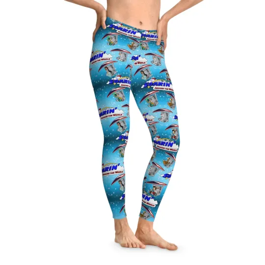 Discover Soarin' Stretchy Leggings, Gift for Her
