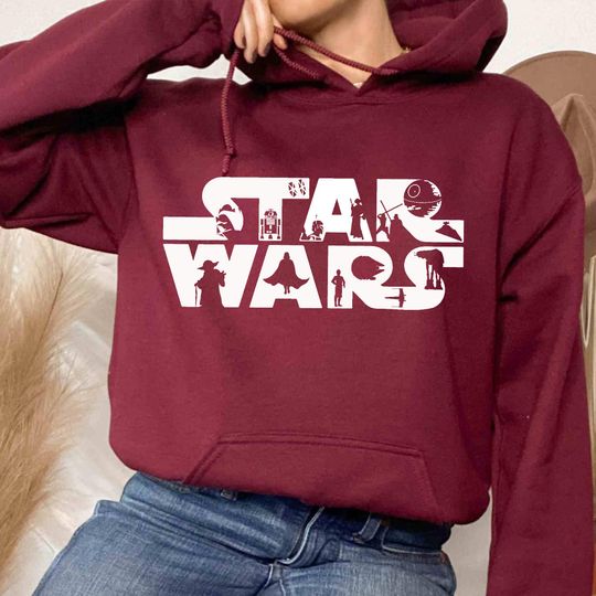 Discover Star Wars Hoodie, Star Wars Disney Hoodie, Star Wars Hoodie, Disney Women Hoodie, Disney Hoodie, Disney Trip Hoodie, Disneyland Gift