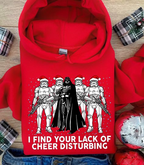 Star Wars Christmas Hoodie: Darth Vader Stormtrooper Holiday Sweatshirt