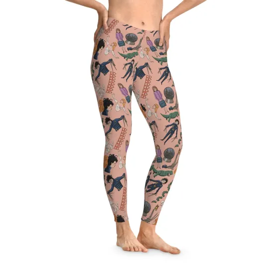 Discover Edward Scissorhands Stretchy Leggings, Gift for Her