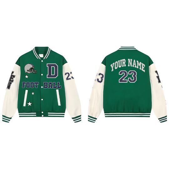 Discover Custom Embroidered Varsity Jacket, Embroidery College University, Personalized School Sports Apparel, Graduation Gift, High School ESD913.C