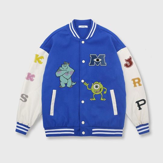 Discover Disney Monster University Inc Embroidered  Varsity Jacket, Funny Shirt, School Shirt, Teacher Sweatshirt, Disney Trip Jacket 2025, END022.DT