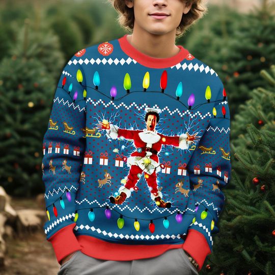 National Lampoons Christmas Vacation Ugly Sweater, Griswold Christmas Sweater
