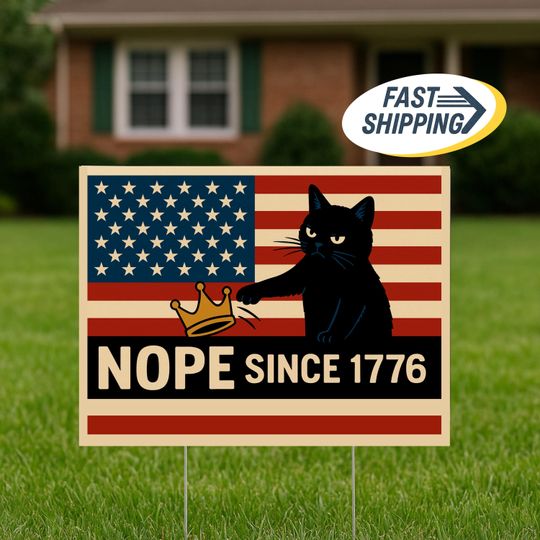 Discover NOPE Yard Sign, Anti Authoritarian Yard Sign, Anti Trump Yard Sign, Political Yard Sign, Political Protest, Durable Corrugated Plastic