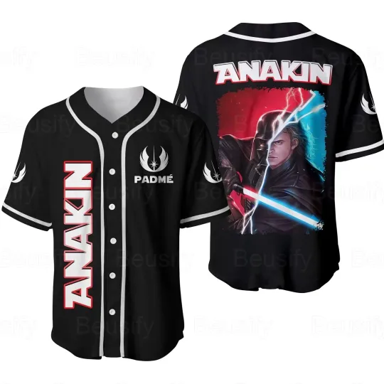 Discover Anakin Skywalke Baseball Jersey Shirt, Darth Vader Star Wars Baseball Jersey Shi