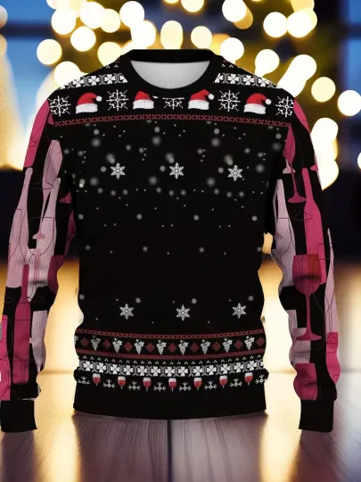 Discover Falling Snow and Festive Sparkles in Bloom Ugly Sweater