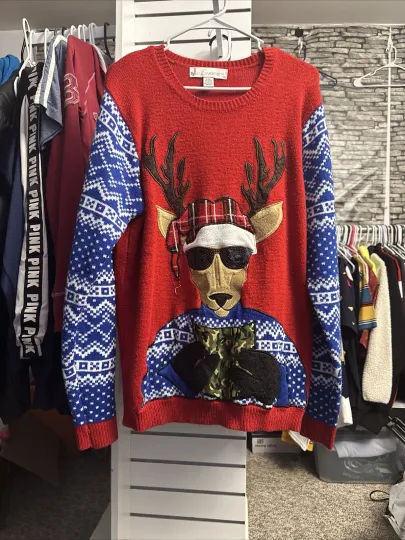 Discover Jolly Sweater Ugly Christmas Sweater Size L