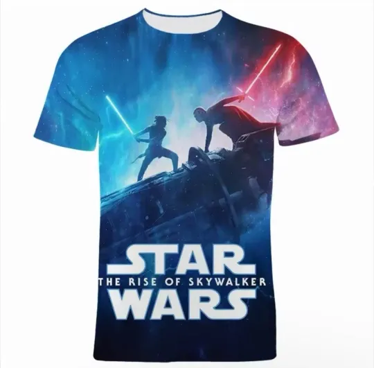 Discover Summer Star Wars 3D Print Casual T-Shirt Men Women
