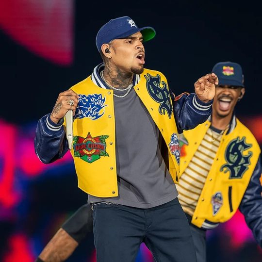 Hand Crafted Chris Brown Jacket, Breezy Bowl ATL Jacket