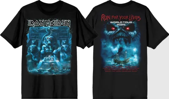 Discover Powerslave Mariner 2025 Tour T-Shirt Unisex