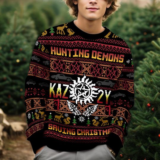 The Winchesters Ugly Christmas, Supernatural Sam And Dean Ugly Sweater