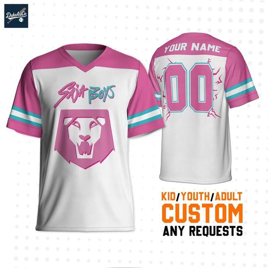 Discover Personalize KDM SJ Boys White Football Jersey, Custom Kpop idol Football, Gift For Kpop Fan, Kpop Movie