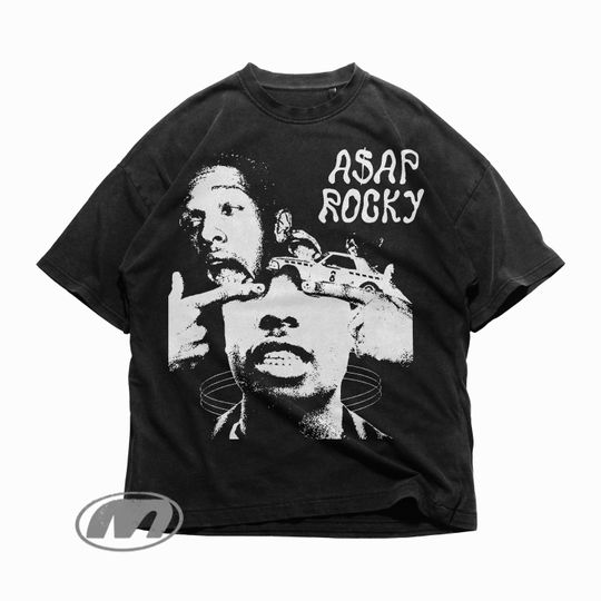 ASAP Rocky Graphic T-Shirt - Rapper Concert Merch Streetwear
