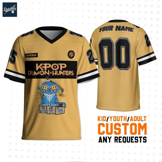 Discover Personalize KDM Tiger And Bird Football Jersey, Custom Kpop idol Football, Gift For Kpop Fan, Kpop Movie