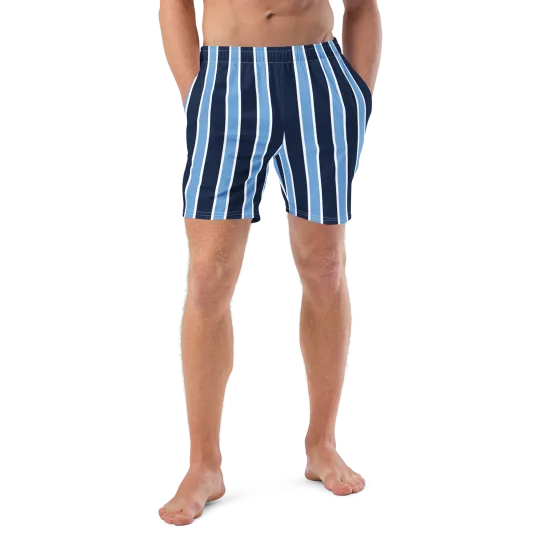 Discover Striped Men's Swim Trunks