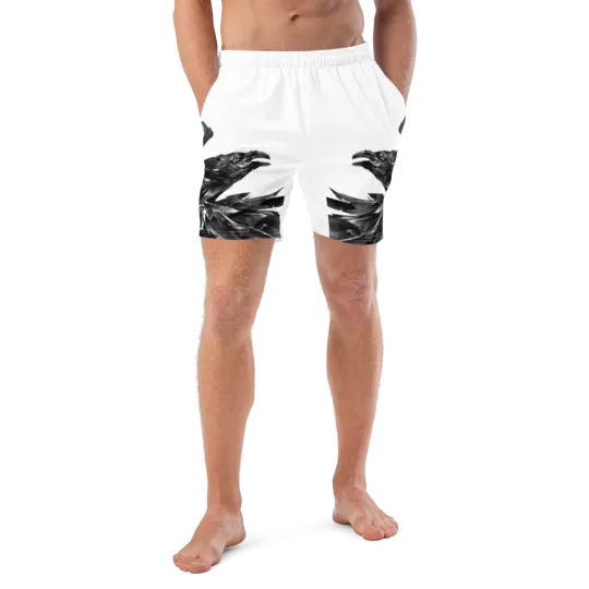 Raven Crow Men's Swim Trunks