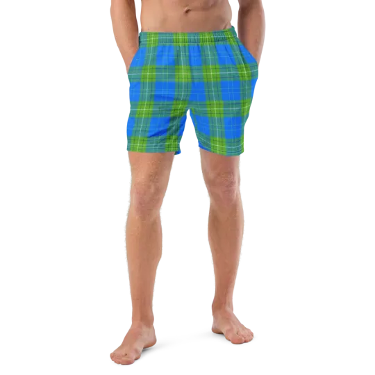 Discover Plaid Men's Swim Trunks