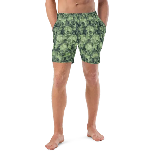 Discover Skull Men's Swim Trunks