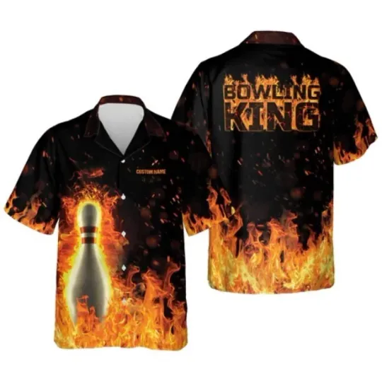 Discover Bowling Retro Vintage Hawaiian Shirt