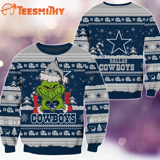 Discover Dallas Cowboy football funny character Football Limited Ugly Christmas Sweater