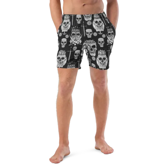 Skulls Of The Pirate Kings Men's Swim Trunks
