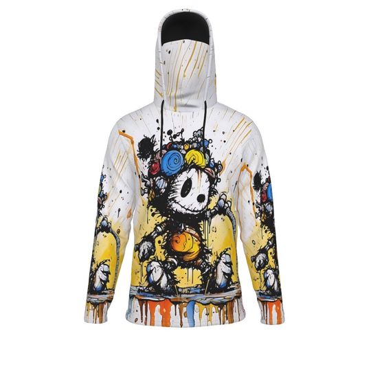 Mickey Robot Pullover Hoodie With Mask