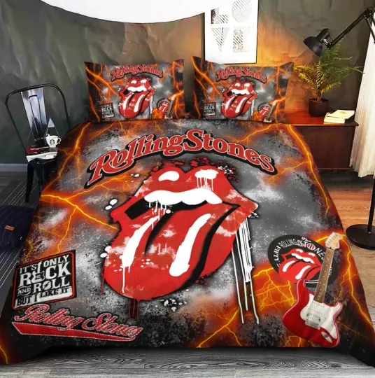Discover The Rolling Stones It Is Rock And Roll Bedding Set