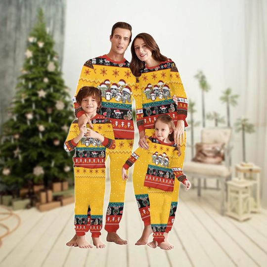 Discover Christmas Star Wars Family Pajamas Set, Disney Matching Holiday Pajamas, Darth Vader Stormtrooper Baby Yoda Xmas Pjs, Pajamas For Party