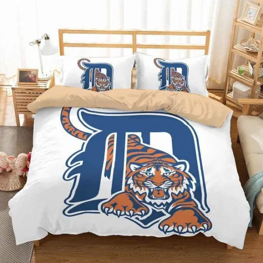 Discover Detroit Tiger Football Bedding Set, Gift For Football Lover