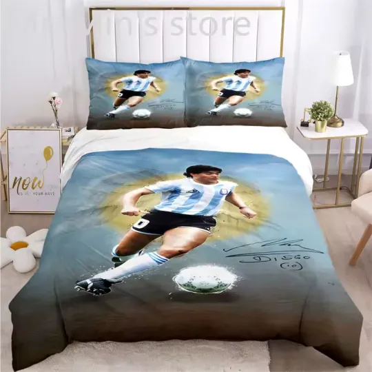 Discover Diego Maradona Bedding Set, Gift For Fans