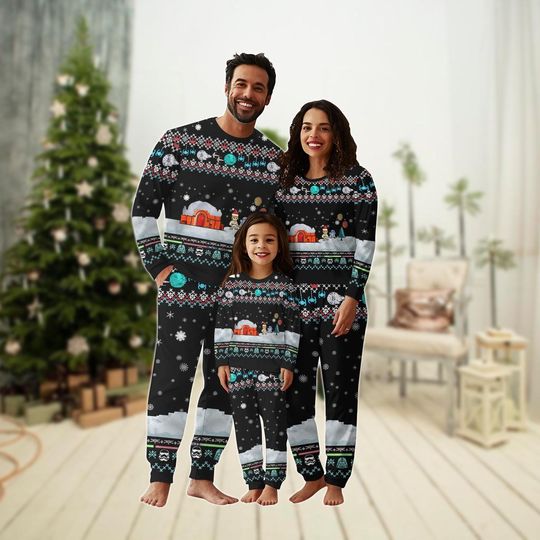 Discover Star Wars Family Pajamas, Starwars Merry Xmas Matching Pajamas Set, Disney Christmas Shirt, Winter Season Holiday Pjs, Family Trip