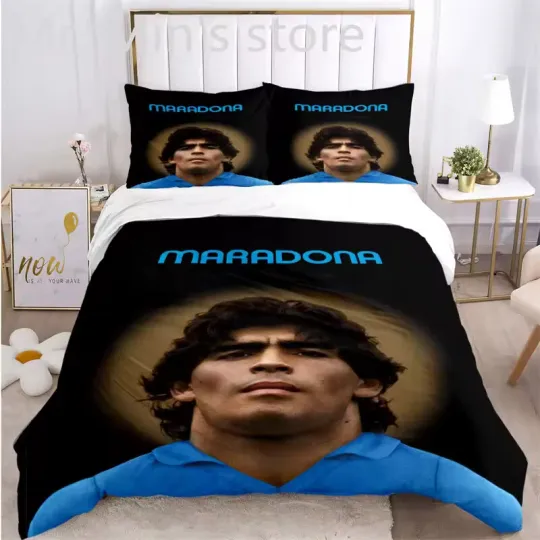 Discover Diego Maradona Bedding Set, Gift For Fans