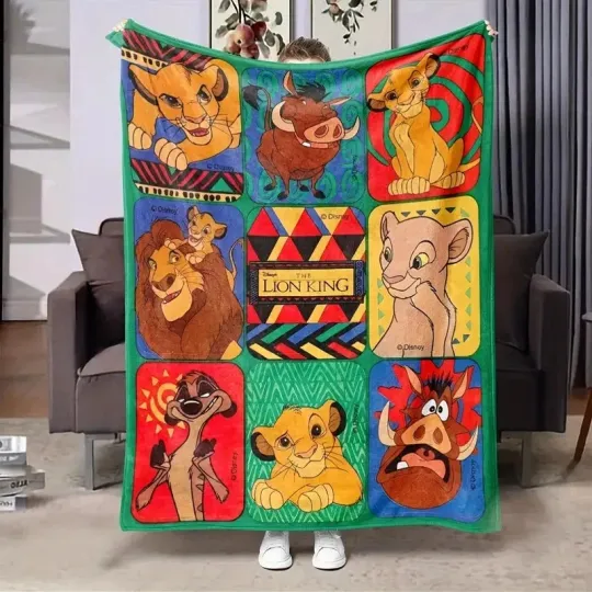 Discover Disney LK Fleece Blanket, Disney Character Blanket Gift For Family