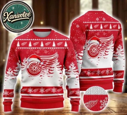 NHL Detroit Red Wings Ugly Christmas Sweater