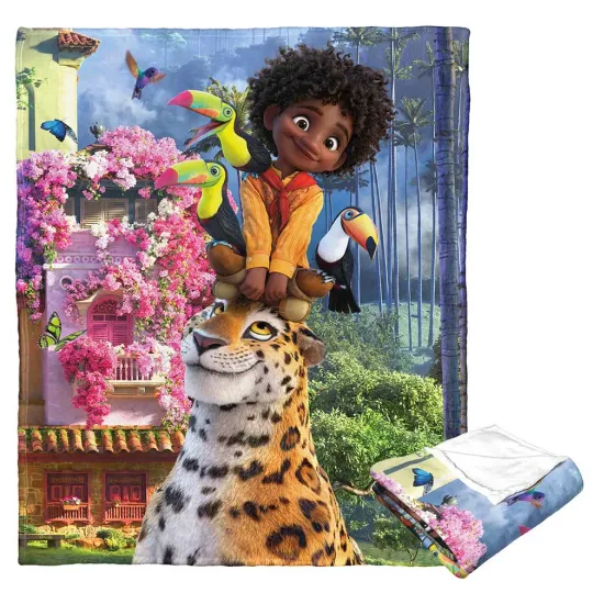 Discover Disney Encanto Jungle Meetup Fleece Blanket