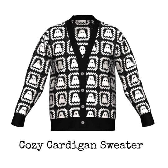 Discover Ghost Cardigan Sweater or Knit Ghost Crewneck Sweater