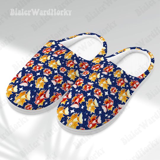 Discover Magikarp Slippers - Funny Fish Anime House Shoes - Cozy Indoor Slippers Lightweight Slippers Gamers -  for Fans