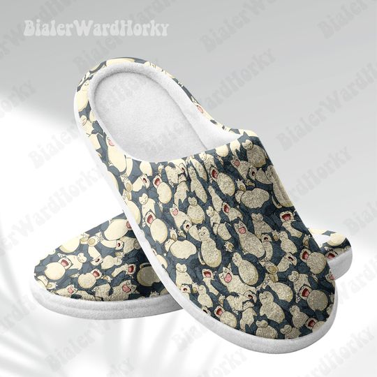 Discover Sn Lax Stacked  Slippers - Lazy Stack Design Anime House Shoes - Cozy Indoor Slippers Fun Gift for Gamers