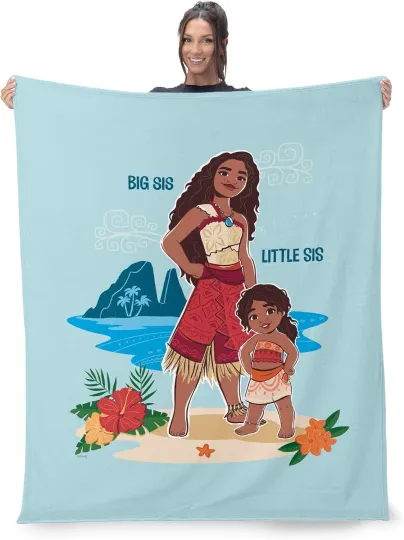 Discover Moana 2, Disney Moana And Friends DisneyFriends Fleece Blanket