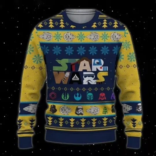 Discover Star Wars Ugly Sweater Merry Christmas
