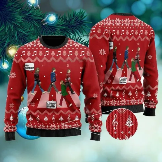 Discover The Beatles Funny Ugly Sweater For The Beatles Fans