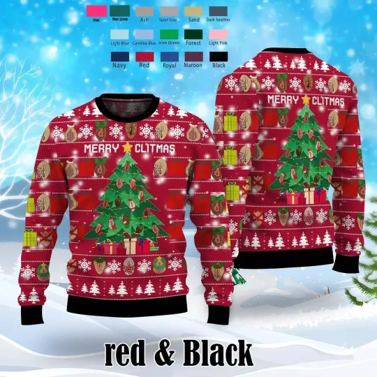 Discover Merry Clitmas Ugly Sweater 3d Vagina Vulva Christmas Sweater GLC055470