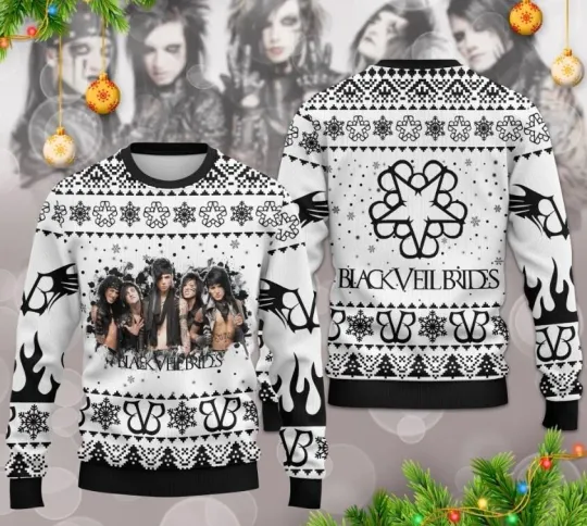 Discover Black Veil Brides Ugly Christmas Sweater Christmas gift new new hot